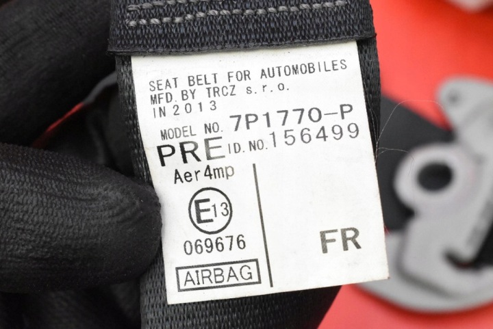 фото №9, Pas безпеки праве перед натягувач eu 7p1770-p toyota auris 2 ii 12-15
