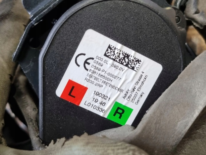 фото №8, 2021 bmw 3 g20 g21 заднє pas безпеки 636156500h