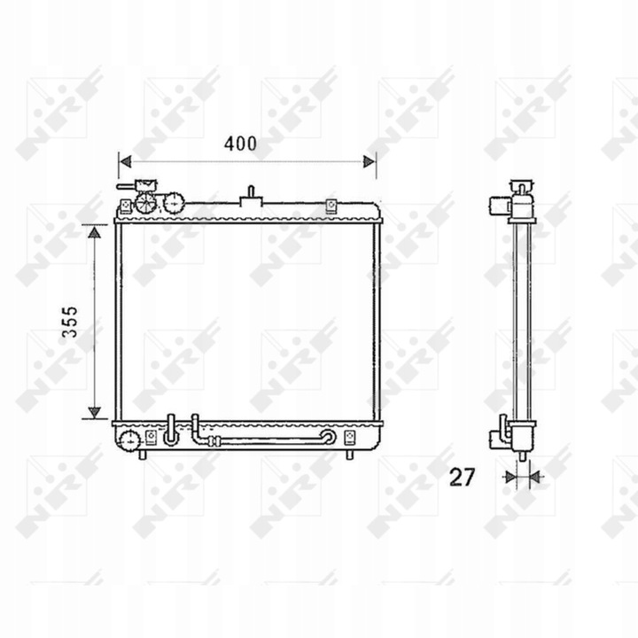 фото №1, Радіаторів води hyundai atos 98-01 1.0