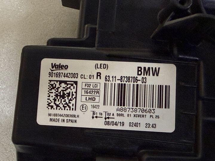 фото №12, Bmw 4 m4 f32 lci рестайлінг адаптивний led фара права ідеальна 63.11-8738706-03