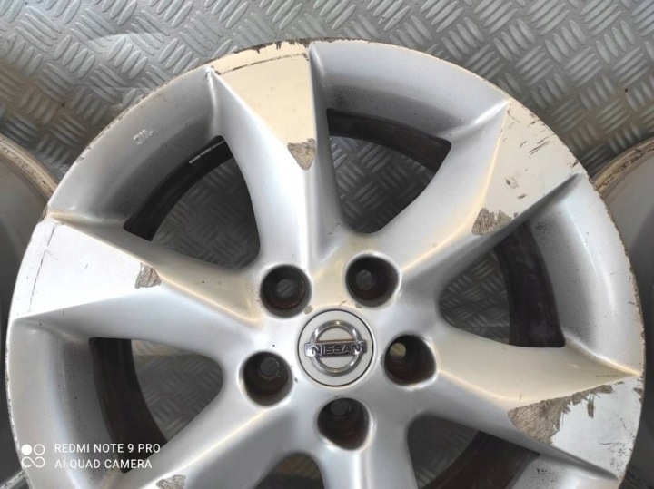 фото №10, Nissan juke f15 qashqai j10 pulsar c13 диски алюмінієві 17'' 5x114.3 et39