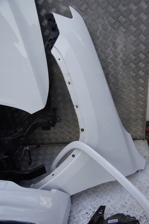 фото №11, Перед бампер капот крило jeep grand cherokee wk2 рестайлінг pw7 яскравий білий