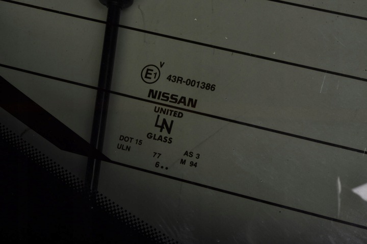 фото №8, Nissan pathfinder iii r51 стекло зад задняя крышки