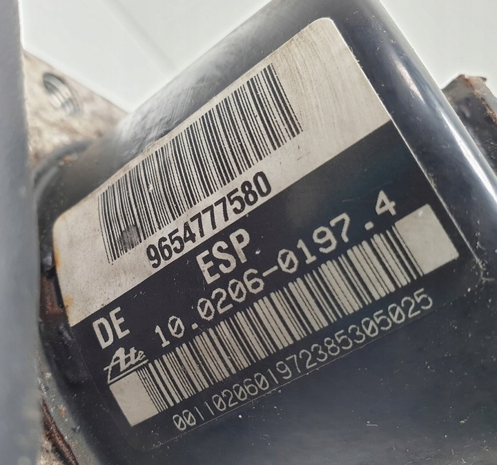 фото №8, Насос гальмівна abs esp peugeot 1007 9654777580