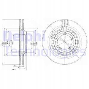 фото №2, Диск ham./prz/ hyundai h1 00-