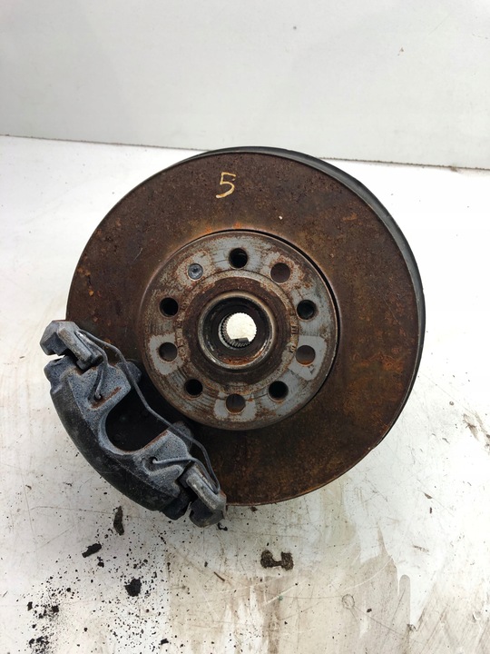 фото №9, Vw golf v поворотный кулак левый перед 1k0