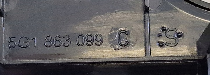 фото №8, Vw golf vii 7 рамка dekor панель кондиционера 5g1863099c