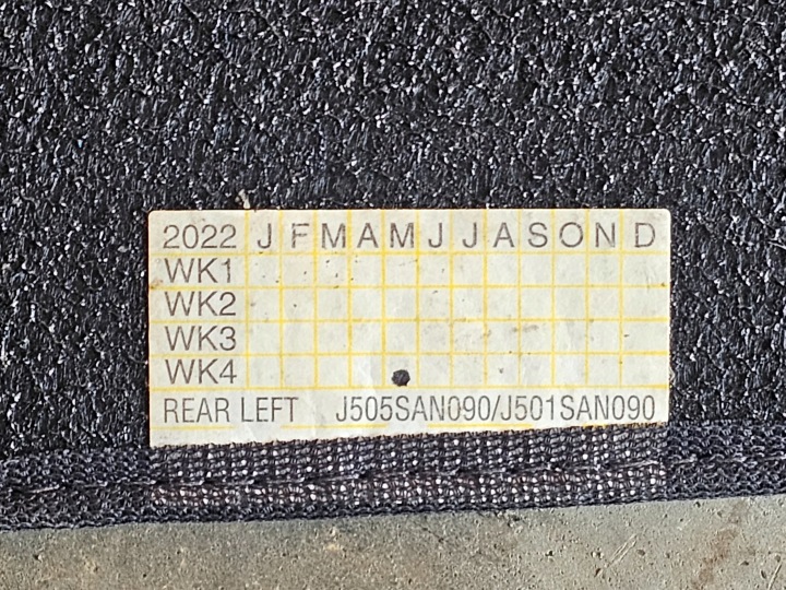 фото №11, Subaru outback vi 20-25 килимки велюрові комплект j505san090 usa