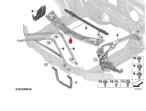 фото №11, Bmw 1 f40 панель передней crosslink 51647459878 7459878