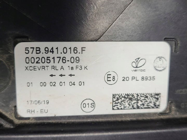 фото №12, Skoda karoq 57b 17-22 полный led правая лампа передняя eu 57b941016f