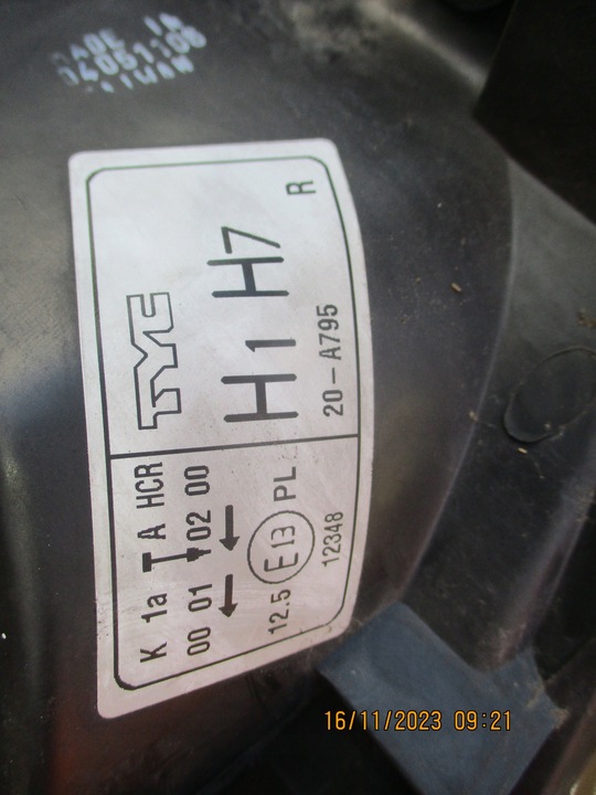 фото №9, Renault clio iii -лампа правая ,европа tyc