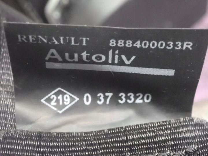 фото №5, Renault megane iii hb 3d 08-14 pas безопасности левый перед 888400033r