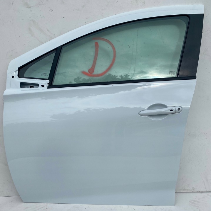 фото №1, Renault zoe ii двері передні ліві перед скло планка замок ручка ov369