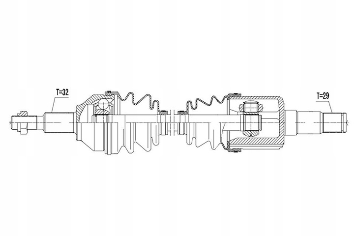 фото №1, Npw-ch-034 nty полуось приводная