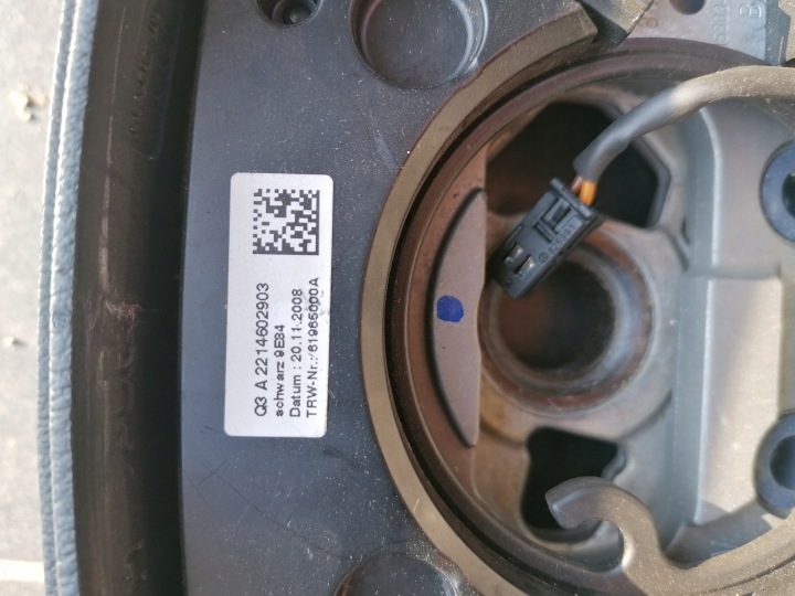 фото №13, Mercedes w221 руль подушка air bag модуль