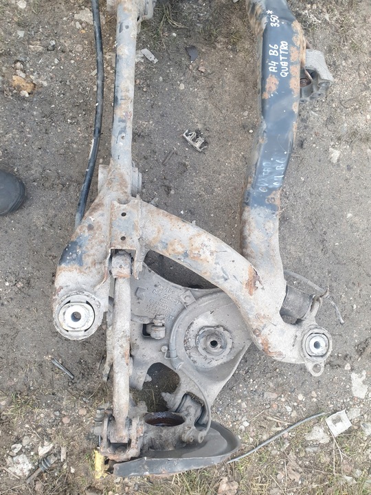 фото №4, Балка задня вісь підвішування зад audi a4 b6 повний привід