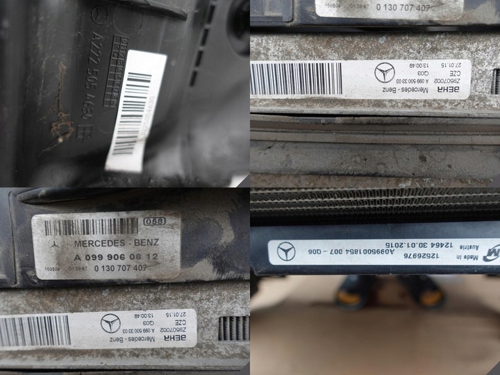 фото №11, Mercedes s-klasa w222 c217 комплект радиатор