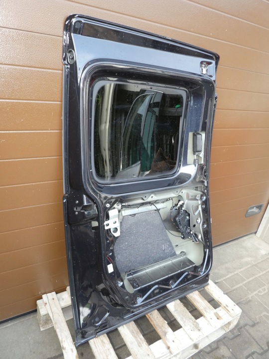 фото №10, Vw caddy комплектные дверь левый зад сдвижные чёрные