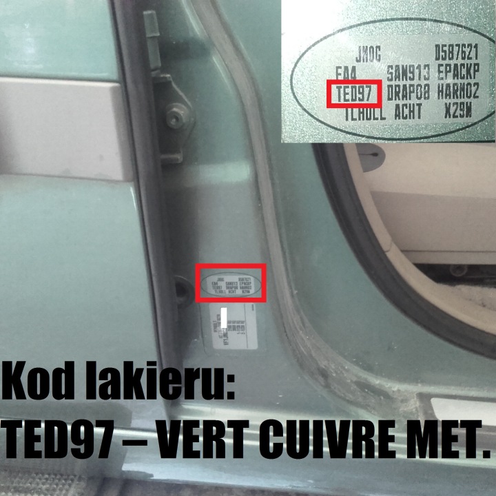 фото №10, Двери левые перед ted97 renault grand scenic ii phi