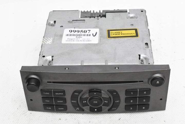 фото №2, Радіо радіопрогравач cd peugeot 407 1 i 04-10