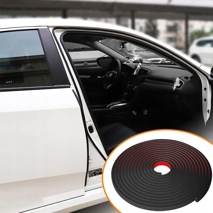 фото №10, Лента уплотнительная прокладка do дверь автомобильных шумопоглощающая 5m