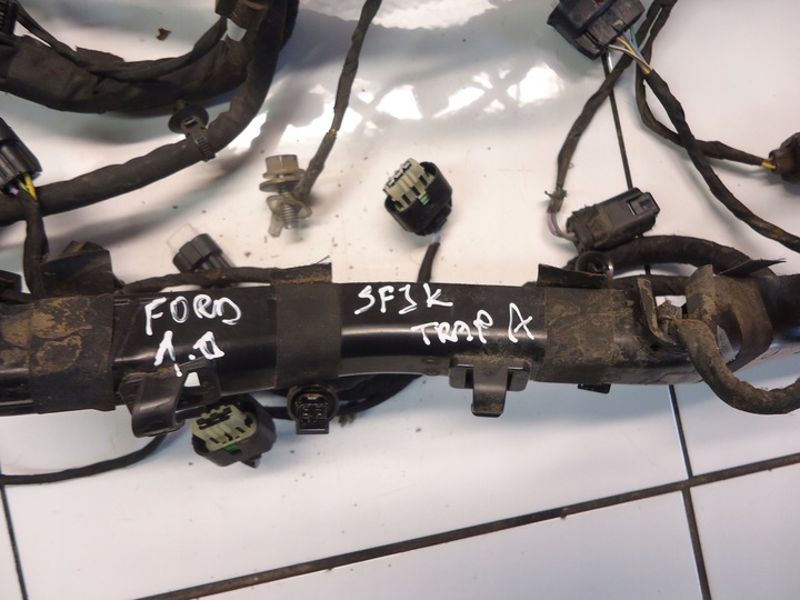 фото №5, Ford fiesta mk8 1.0 установка жгут двигателя h1bt-12c508-abe