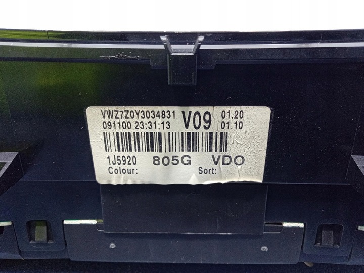 фото №5, Vw golf iv 4 bora 1.9 tdi спідометр  прилади eu 1j5920805g