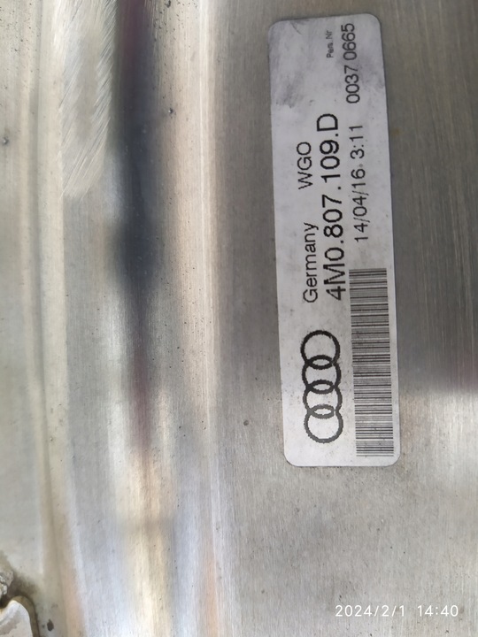 фото №10, Балка бампера перед audi q7 ii 4m0807109