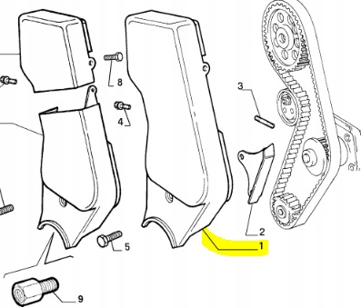 фото №6, Кришка корпус розподільний вал fiat panda оригінальний номер 7662377