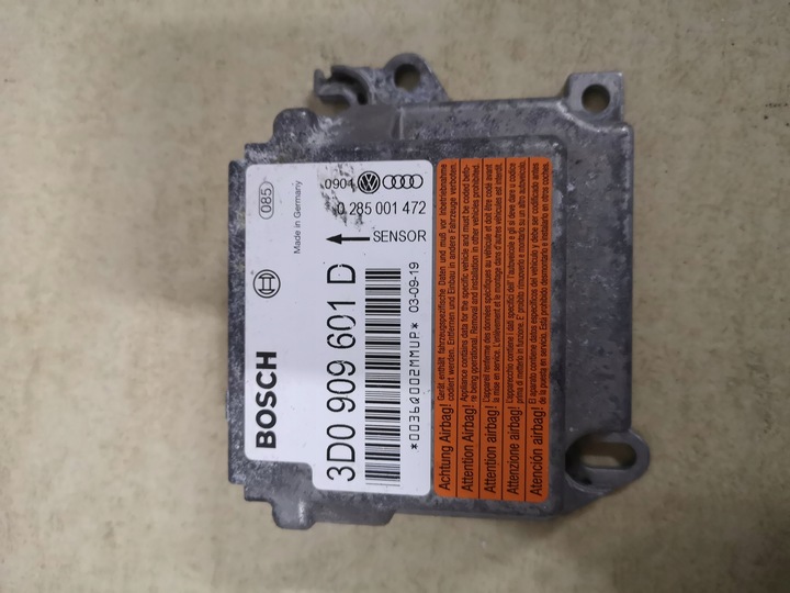 фото №1, Модуль подушок air bag 3d0909601d cayenne 4,5tb