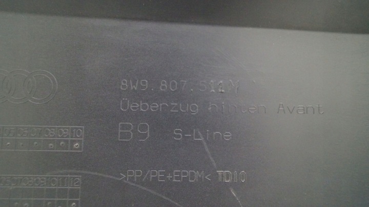 фото №11, Audi a4 b9 8w9 s line универсал 15-19 бампер задний v55