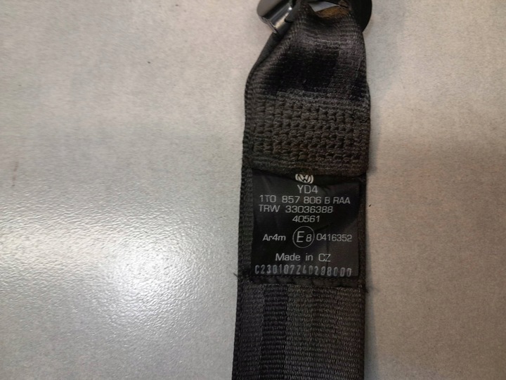 фото №8, Pas безпеки правий зад touran i fl 1.9 tdi