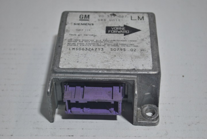 фото №4, Датчик подушка безпеки модуль opel astra f i 90519067