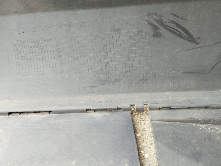 фото №7, Бампер зад mercedes w213 6.3 amg sedan a2138850001 2016-2020
