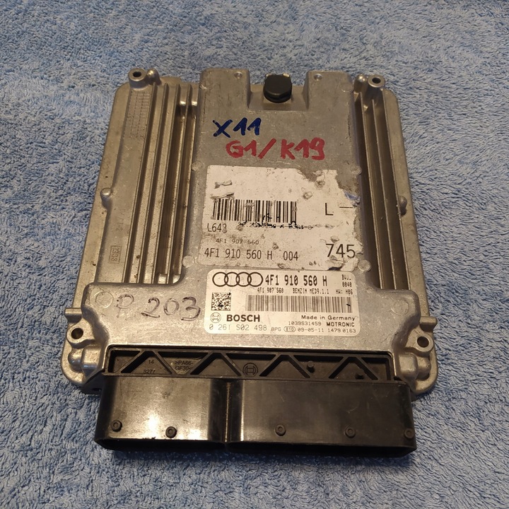 фото №1, Комп'ютер audi a6 s6 c6 4.2 4f1910560h 0261s02498