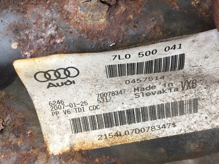 фото №15, Audi q7 4l 3.0 tdi подрамник подвешивание зад задние