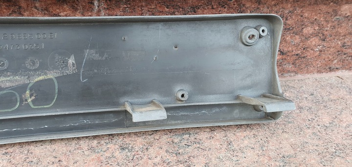 фото №12, Mercedes sl 129 r129 прокладка pod номерные знаки регистрационная крепление номерного знака