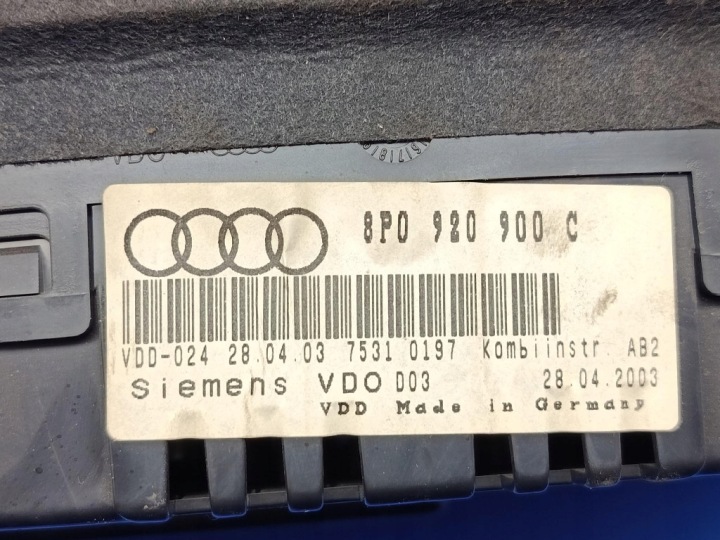 фото №6, Audi a3 8p 1.6 8v спідометр  8p0920900c vdo 353tys