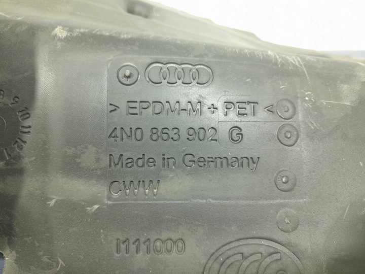 фото №6, Audi a8 d5 шумоизоляция стены działowej багажника 2 szt 4n0863902g