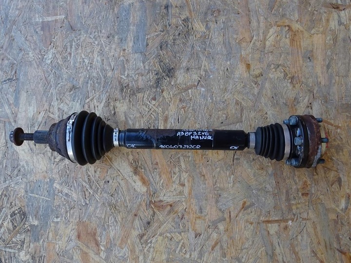 фото №12, Audi a3 8p 2.0 tdi golf v r32 3.2 v6 піввісь перед передня права 1k0407272cr