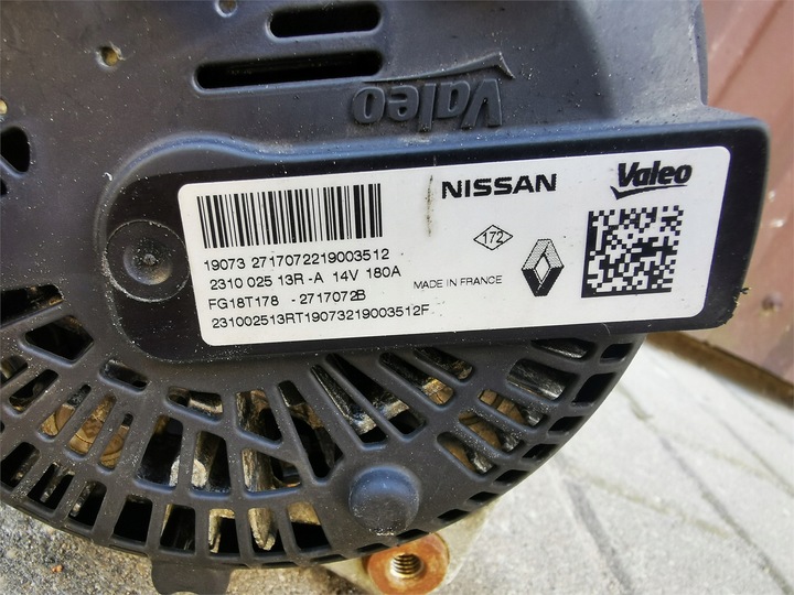 фото №3, Renault koleos ii trafic iii 2.0 dci генератор 231002513r