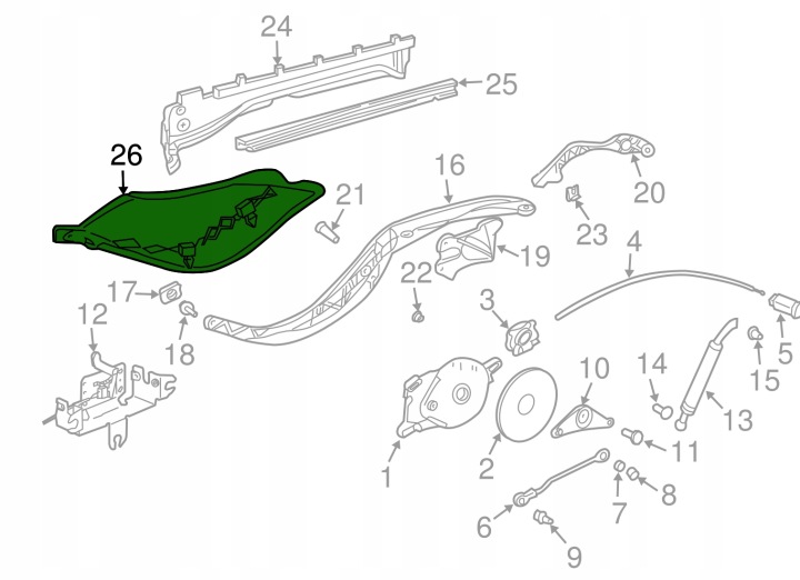 фото №5, Porsche boxster 986 захист замка дах cabrio 2штуки 98656144602