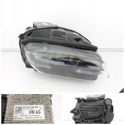 фото №1, Porsche taycan 9j1 лампа полный led matrix pdls+ exc правая перед +модуль