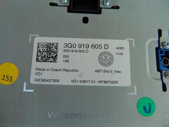 фото №7, Радіо навігація vw touran iii mib2 3g0919605d 3q0035846