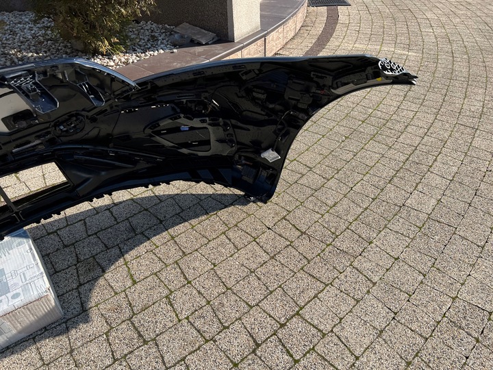 фото №10, Mercedes eqs 297 amg бампер перед решітка радіатора хром pdc