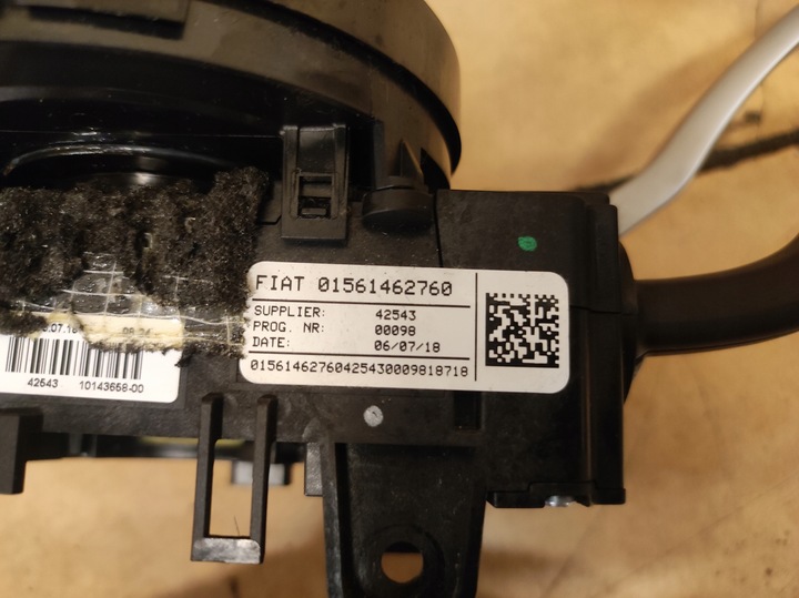 фото №15, Стрічка змотувач підкермові важелі перемикач комбінований alfa romeo stelvio