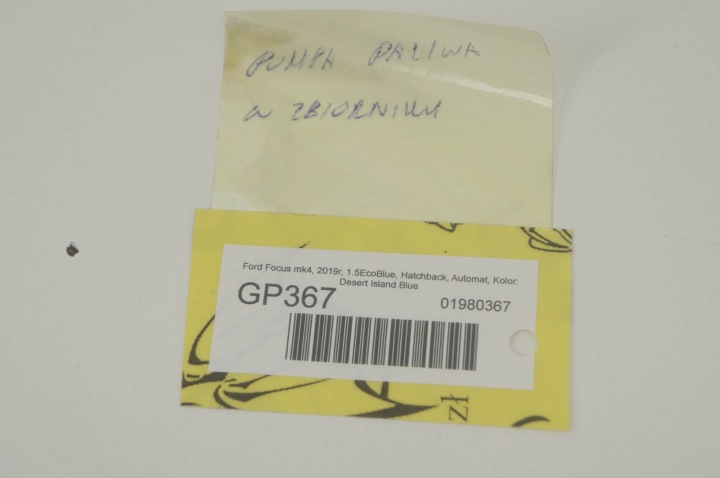 фото №6, Gp367 ford focus mk4 1.5d насос топлива