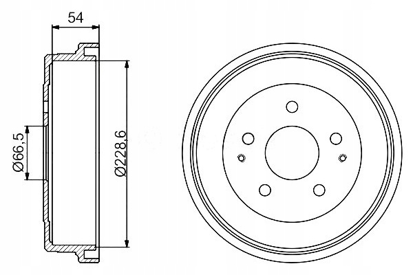 фото №2, Барабани гальмівні daihatsu зад terios 1,3-1,5 97- bo