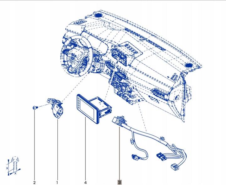 фото №15, Джгут радіо навігації dacia sandero iii logan iii jogger 240363261r