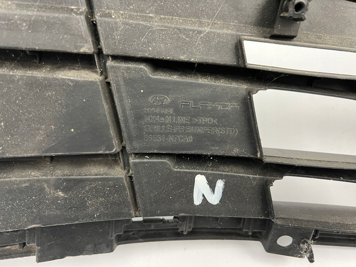 фото №8, Hyundai tucson iv n-line решітка середня бампера передньої перед n 20-